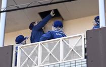 火災通報前に「ガシャン」と物音