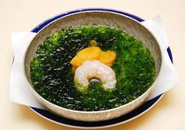 海鮮茶わん蒸し　磯辺あんかけ