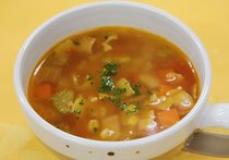 押し麦入りミネストローネ