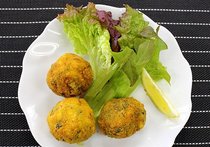 ホウレンソウ入り豆腐コロッケ