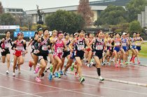 全国高校駅伝、女子・富山商５４位