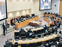 ロシア・ＥＵ、非難応酬　ＮＰＴ準備委でウクライナ侵攻巡り