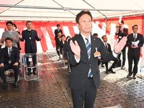 氷見・北大町、災害住宅2棟目着工 26年秋完成・入居目指す