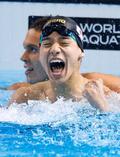 世界水泳、１８歳村佐達也「銅」