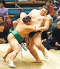立ち合いで当たり負け　朝乃山、十両の厳しさ痛感