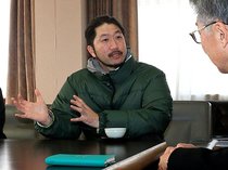 石川歩投手がオランダでの活躍誓う　魚津市役所で村椿市長に決意語る