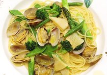 春野菜のボンゴレビアンコ