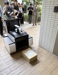 マンションで配送ロボ実験