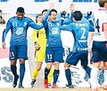 カターレ開幕３連勝　盛岡に３－０