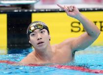 競泳の茨が金、２１個目のメダル