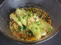 レンジで簡単！蒸しナスのおひたし