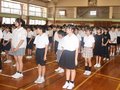 みんな久しぶり！　６市町の小中校 ２学期始業式