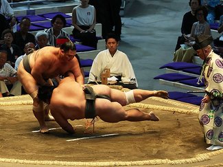 朝乃山勝ち越し、再十両へ前進　大相撲名古屋場所１１日目