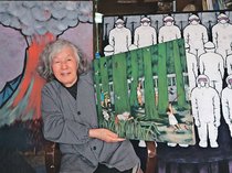 ＜宝物は何ですか？＞１７<br />富山市・浮橋美頭さん（８１）のテンペラ画