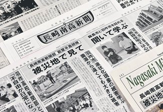 能登を伝える高校新聞　長崎の生徒、朝市や仮設住宅取材