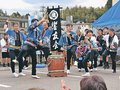 氷見の太鼓チーム演奏　七尾・和倉温泉で「復興かき祭り」
