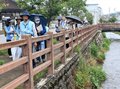 鴨川周辺の歴史たどる　魚津で水の学び舎ツアー