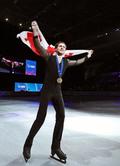 フィギュア男子、エガゼが初優勝