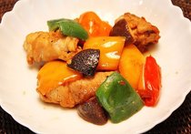 豚肉の黒酢炒め