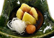 イチジクの揚げ出し