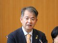 武隈黒部市長、再選出馬表明　市長選、「さらに住みよいまちに」
