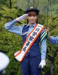前田敦子さんが一日警察署長