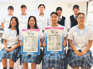 ハイスクールプレス<br />国スポで水泳部活躍　南砺福野高校