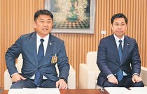 出前講座に県立高参加を　議長と副議長、議会改革に意欲