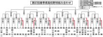 春季県高校野球組み合わせ（２０日以降）