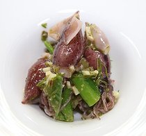 ホタルイカと香草のサラダ