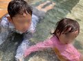夏は水遊び‼️