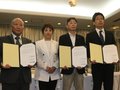 勝利へ３者代表が調印　参院選富山、庭田氏支援の国・立・連合