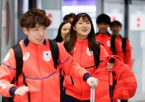 坂本花織「上空で五輪を実感」