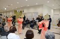 おわら 一足早く楽しむ　富山西総合病院で八尾保存会諏訪町支部が披露