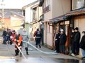 大火の教訓忘れず　南砺・福光で地元消防団が火伏訓練