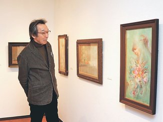 平和へ願い込め　洋画家の藤井さん（富山）が銀座で個展