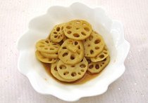 レンコンのニンニク風味漬け