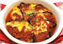 _秋ナスとフレッシュトマトのチーズたっぷりオーブン焼き