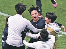 最強日本、最速切符　２６年サッカーＷ杯出場、「優勝」目標に一丸