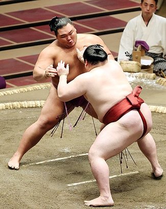朝乃山、初日から２連敗　秋場所２日目