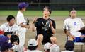 松井秀喜さん、能登で野球教室