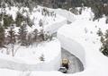 春の訪れ告げる「雪回廊」開通へ