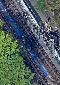 沿線火災の京王井の頭線が再開