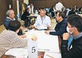 「案内役を１階に」「休日も開放のカフェを」　小矢部市議と市民、市役所新庁舎の機能話し合う