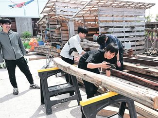 古材をデータ化、再利用へ　氷見の竹添さんら活動、被災家屋から部材「救出」