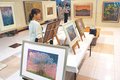温かみある作風しのぶ、滑川でパステル画家・故森田さん追悼展　ＳＣエール企画、心照らす花や風景