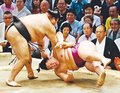 朝乃山３連敗　上位陣に苦戦