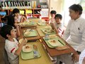一流フレンチに笑顔　射水市内幼稚園と小中学校、地元食材使い給食