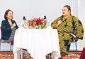 朝乃山　来年は三役に　北日本政経懇東京５０周年記念トークショー