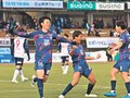 カターレ、ホーム開幕戦快勝　甲府に２－０、８位浮上